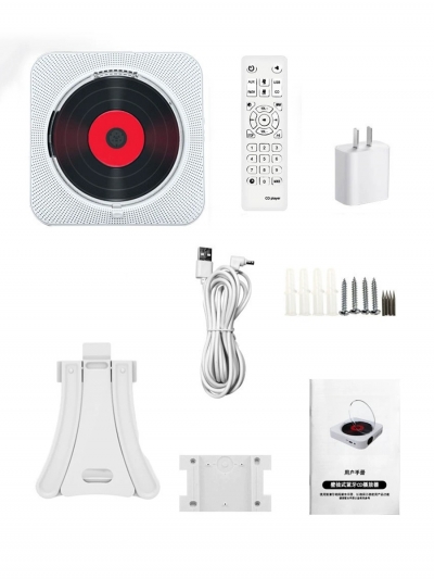 Фото: CD плеер портативный, музыкальный проигрыватель, белый-3 CD плеер портативный, музыкальный проигрыватель, белый-3