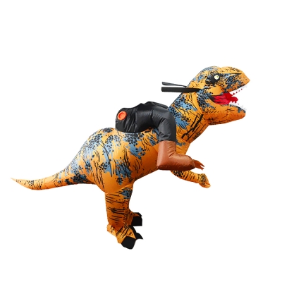 Фото: Надувной карнавальный костюм Всадник на динозавре FZ1772-4 Надувной карнавальный костюм Всадник на динозавре FZ1772-4