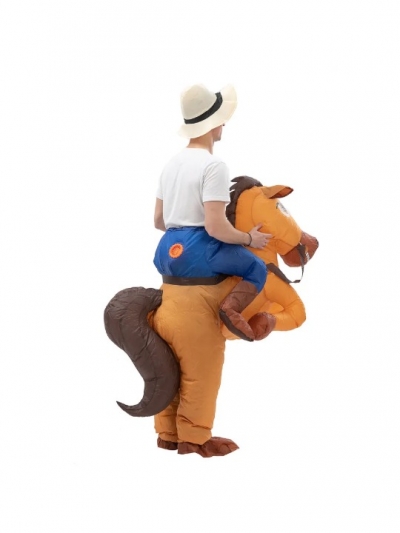 Надувной карнавальный костюм Всадник на лошади FZ1766-2